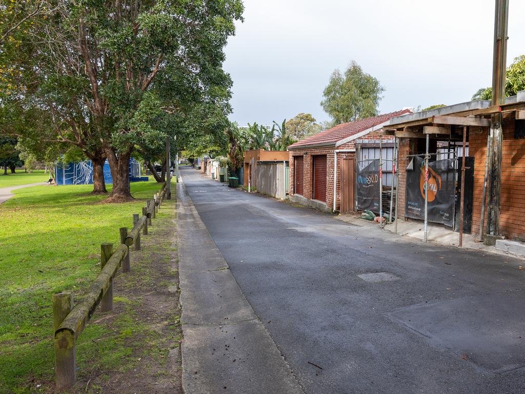 The Daily Telegraph Wednesday 4 June 2025 Inner West Council Acquisitions - home and land Greenbank st Marrickville where council has put in a request to acquire 5 houses to extend parkland and bike paths.Picture Thomas Lisson