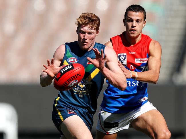 Matt Rowell starred for the AFL Academy in its clash against Casey Demons in April. Picture: Michael Willson/AFL Photos/Getty Images