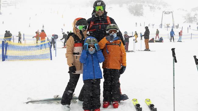 The Collingwood-Boots family enjoyed the opening weekend at Perisher. Picture: Supplied