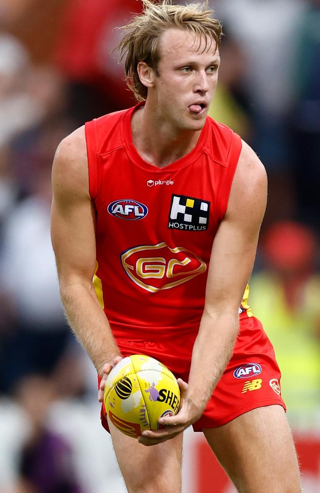 Jack Lukosius wants to get to Port. Picture: Michael Willson/AFL Photos via Getty Images