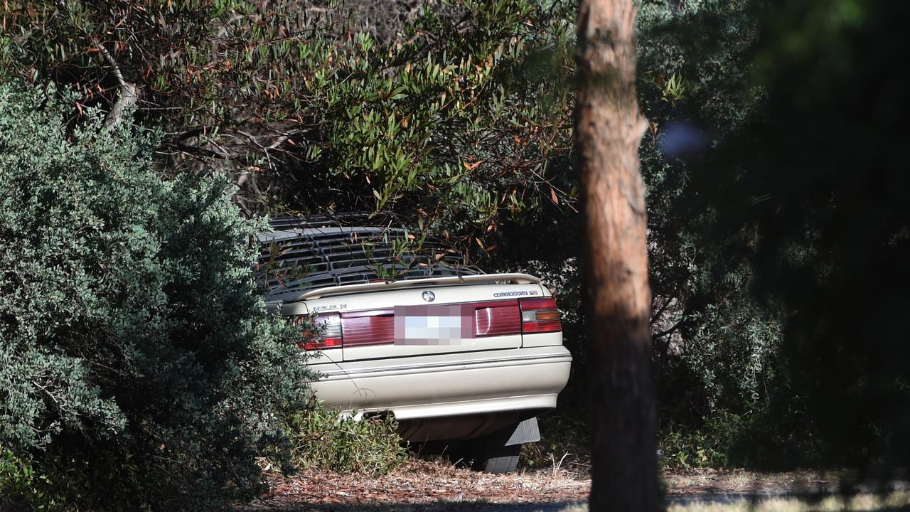 Hennessy later dumped his car in the bushes, the court was told. Picture: Tony Gough