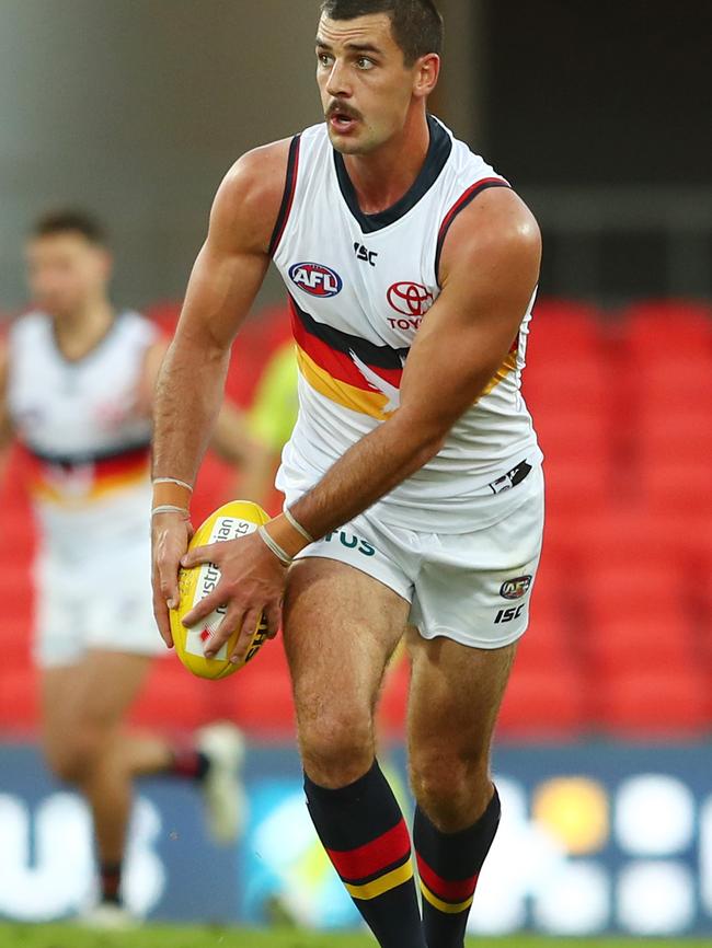 Walker has been named on an extended interchange bench by the Crows but will keep his spot. Picture: Chris Hyde/Getty Images