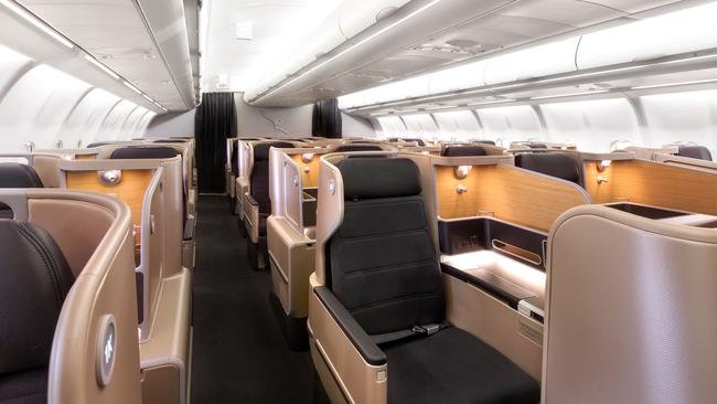 Qantas A330-200 Business Class.