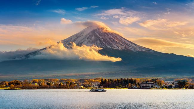 The next day we drive a few hours to the 5th Station at Mount Fuji, nicknamed the shy mountain because it so often hides behind clouds. 