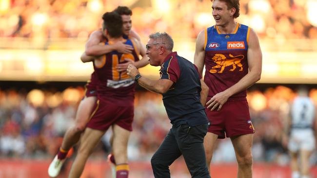 Lions coach Chris Fagan has quickly turned into his team into a legitimate premiership contender. Pic: Getty Images