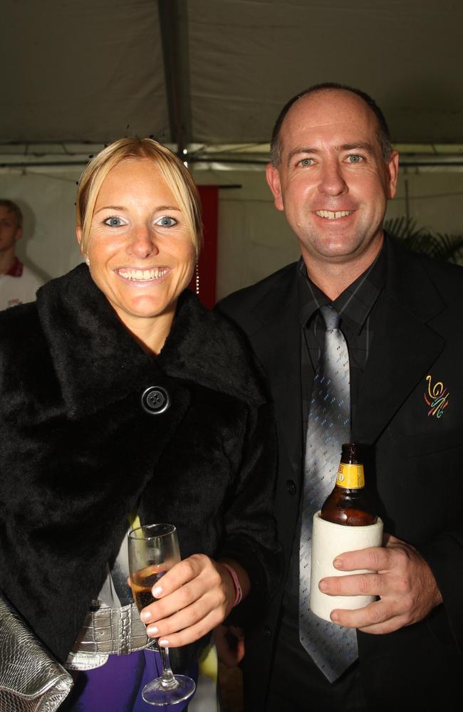 Jeannine Dickson and Peter Griffin at the 2008 event. Picture: Nicholas Falconer