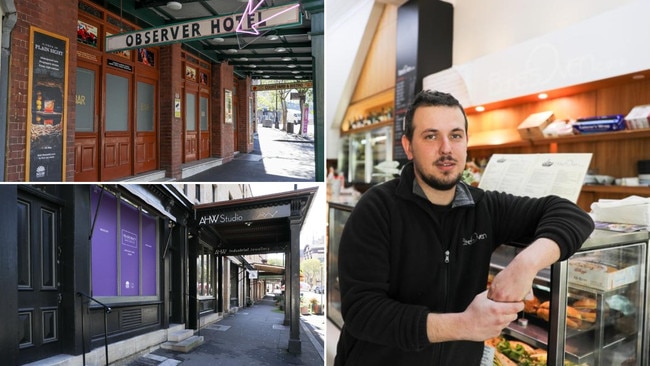 Chris Kriketos of The Baker’s Oven cafe in The Rocks. Pictures: Ryan Osland