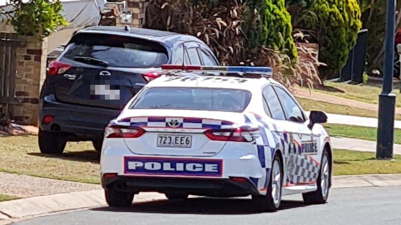 A police vehicle outside a residential care home