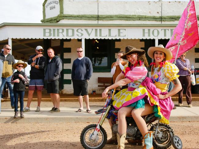 The Crack Up Sisters at the Birdsville Races, Queensland. Photo by Salty Dingo.