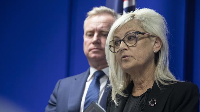 Attorney- General Elise Archer and Premier Jeremy Rockliff. Picture: Chris Kidd