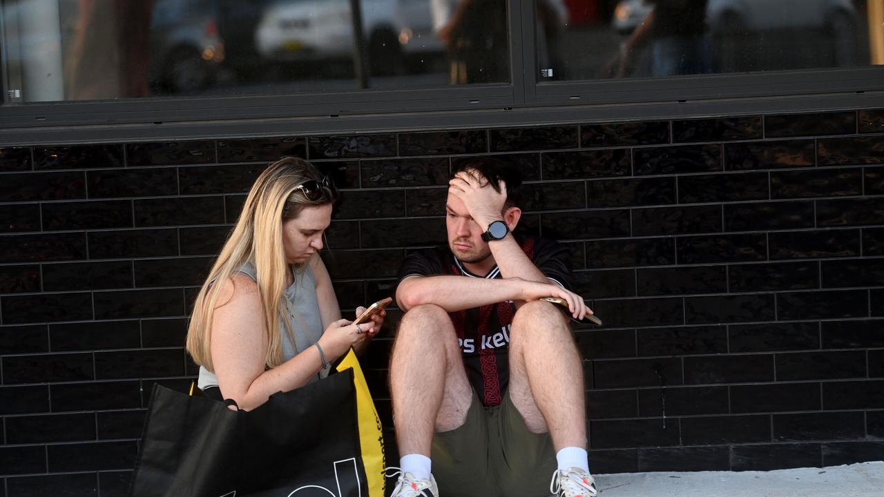 Scenes at Bondi Junction where a man killed four people at Westfield Shopping Centre. Photo Jeremy Piper