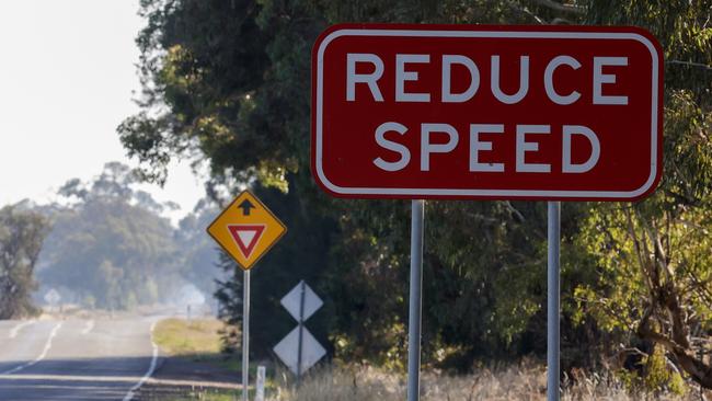 The speed limit on the South Gippsland Highway has been reduced in Meeniyan. Picture: Ian Currie