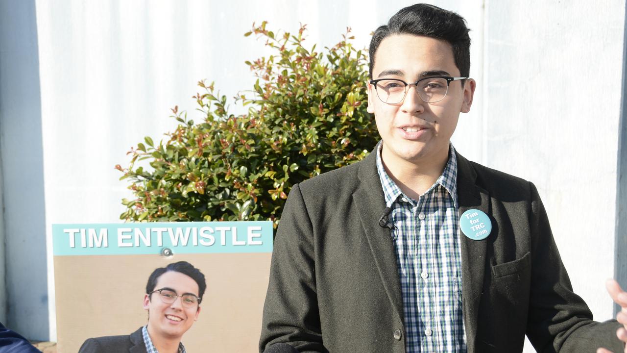 IN THE RUNNING: Toowoomba 22-year-old TIm Entwistle has put his hand up for the 2020 local government elections.