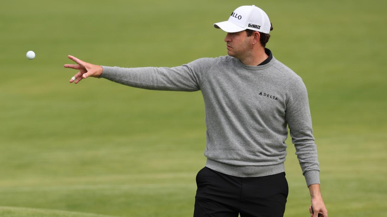 Cantlay has lost his lead at the Genesis Open. (Photo by Harry How/Getty Images)