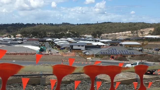 One of the new housing estates being built at Bahrs Scrub in Logan’s Division 6. PHOTOS: JUDITH KERR