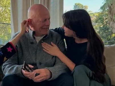 Bruce Willis has reamerged on social media in rare snaps shared by his family. Picture: Instagram.