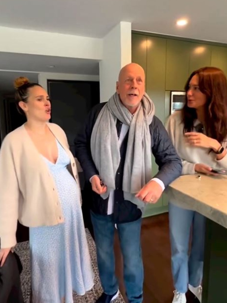 It marks the first video of Bruce Willis since his diagnosis.