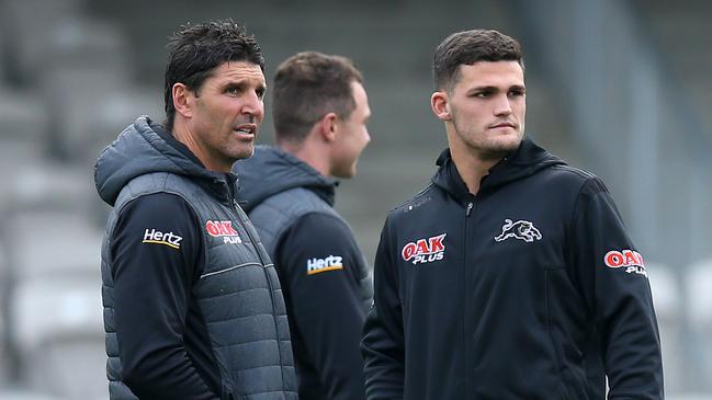 Trent Barrett has had a huge impact in his return to Penrith as Assistant Coach. Picture: Getty Images.