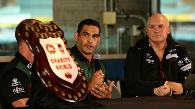 Greg Inglis with Peter Tunks.