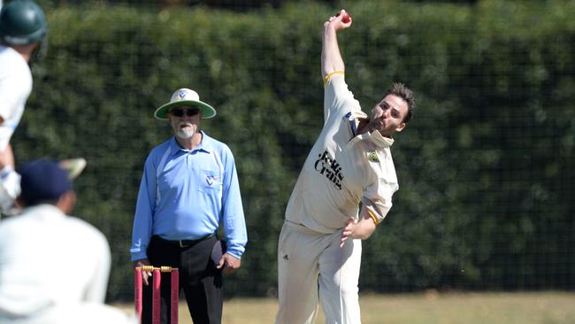 Balwyn bowler Alex Young has called it a day. Picture: AAP/Chris Eastman