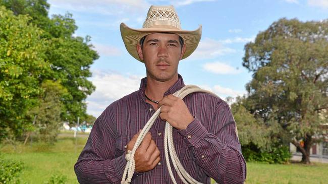 Mitch Eastwell's reputation as a top roper has been boosted at the Mt Isa Rodeo. Picture: Gerard Walsh