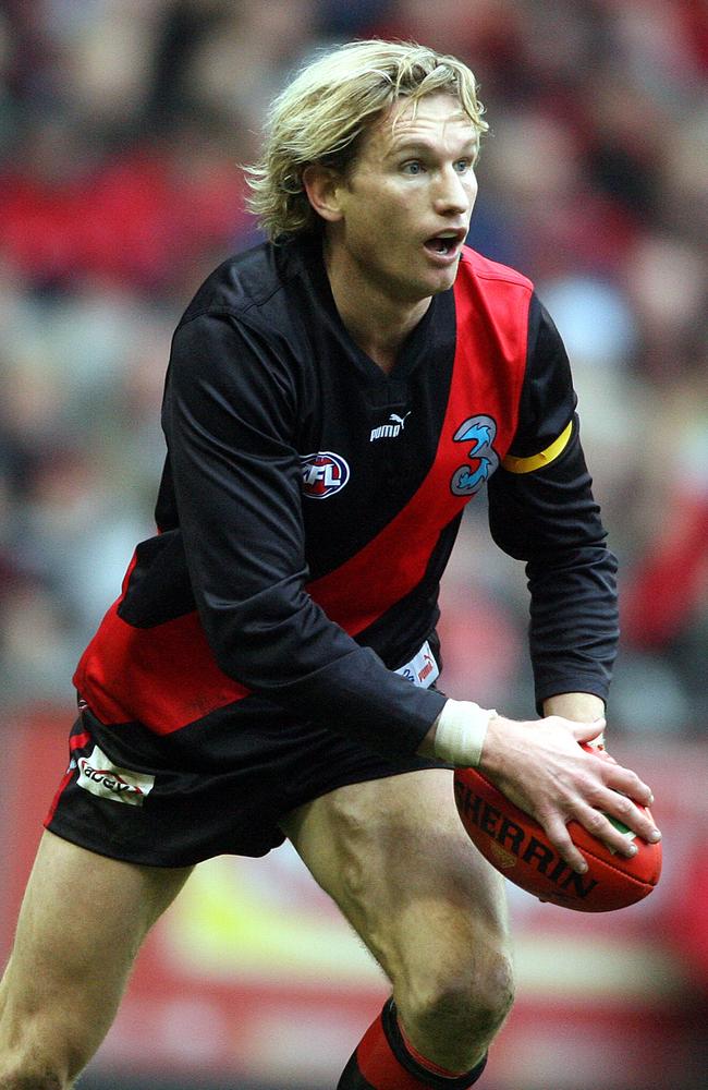 James Hird in action during the 2006 season.