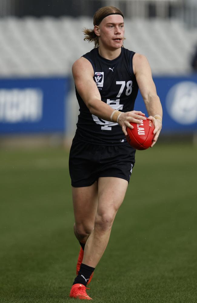 Reid has played two games for the Blues’ VFL side this year, and has still shone against more mature bodies. Darrian Traynor