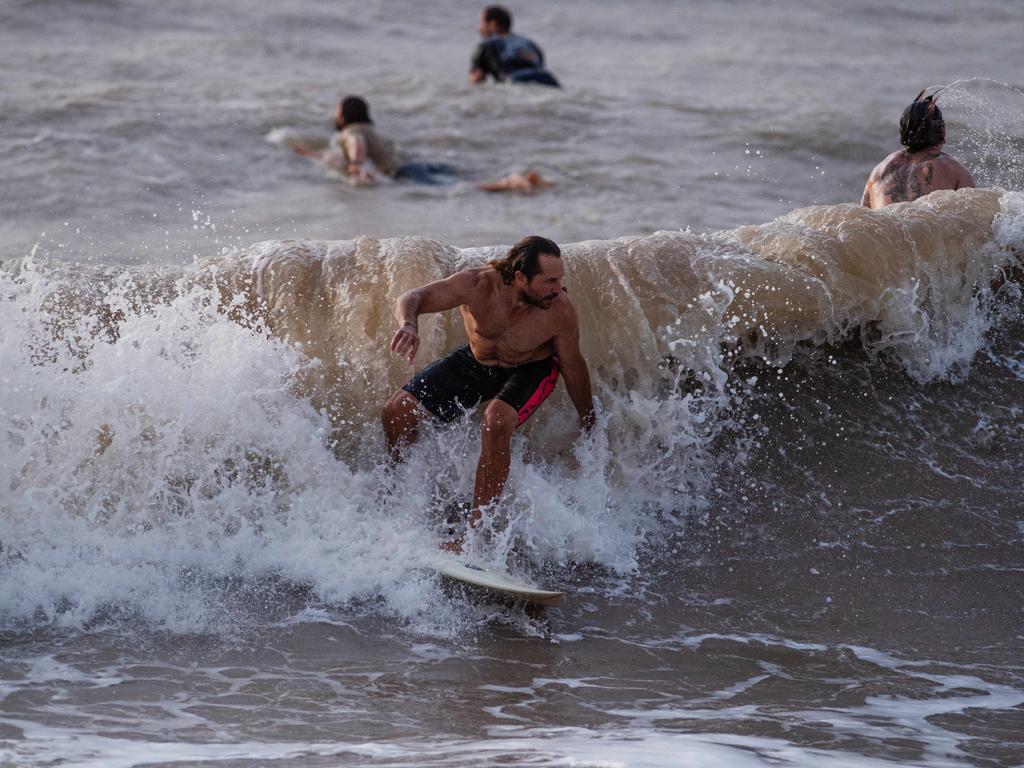 Top End Surfing at Nightcliff beach, Darwin. Picture: Pema Tamang Pakhrin