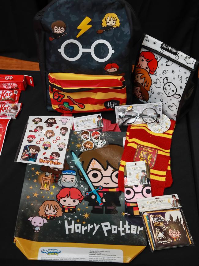 Harry Potter showbag. Picture: Justin Lloyd.