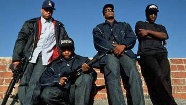 Banned song ... Triple J’s staff walked out when ABC management banned them from playing N.W.A.’s F ... Tha Police. Picture: Supplied.
