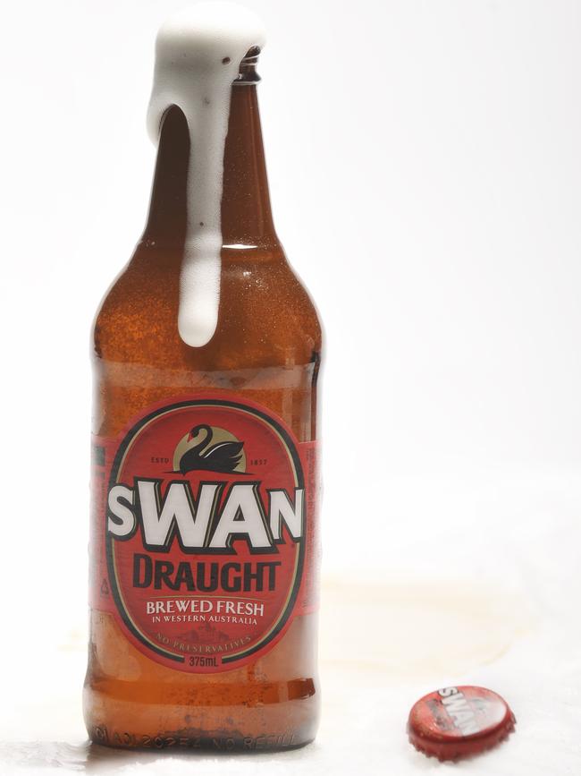 Swan Draught is an iconic Western Australian drink. Picture: Theo Fakos