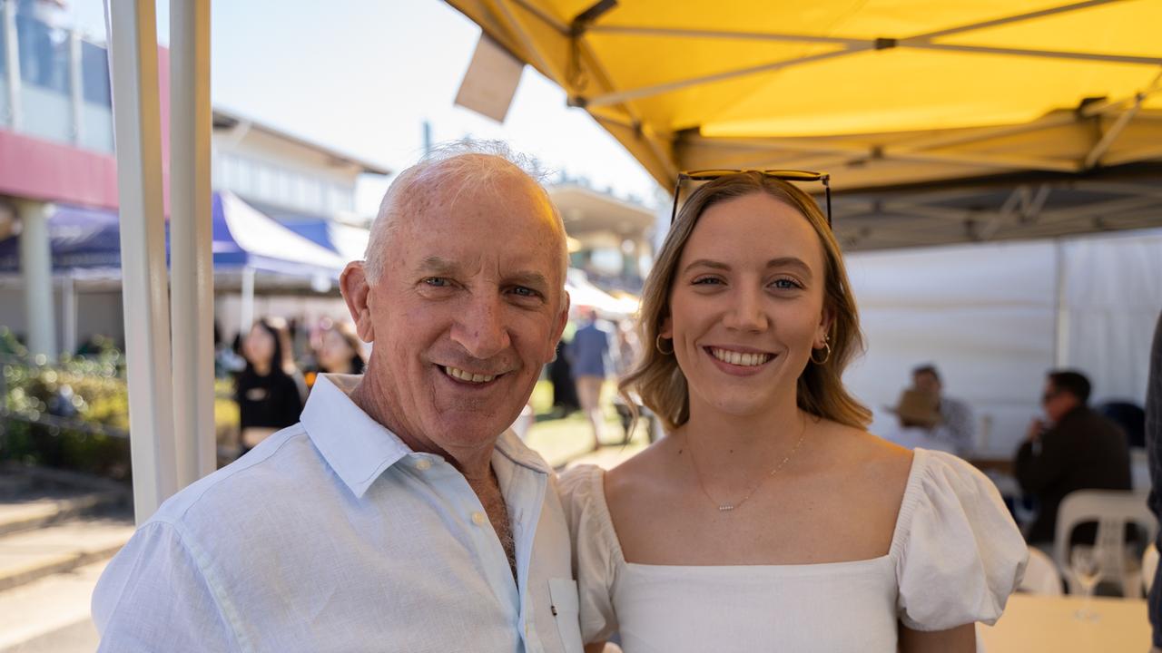 Max and Jordana Gilmore at the Gympie Muster Races. Saturday, August 19,. 2023. Picture: Christine Schindler