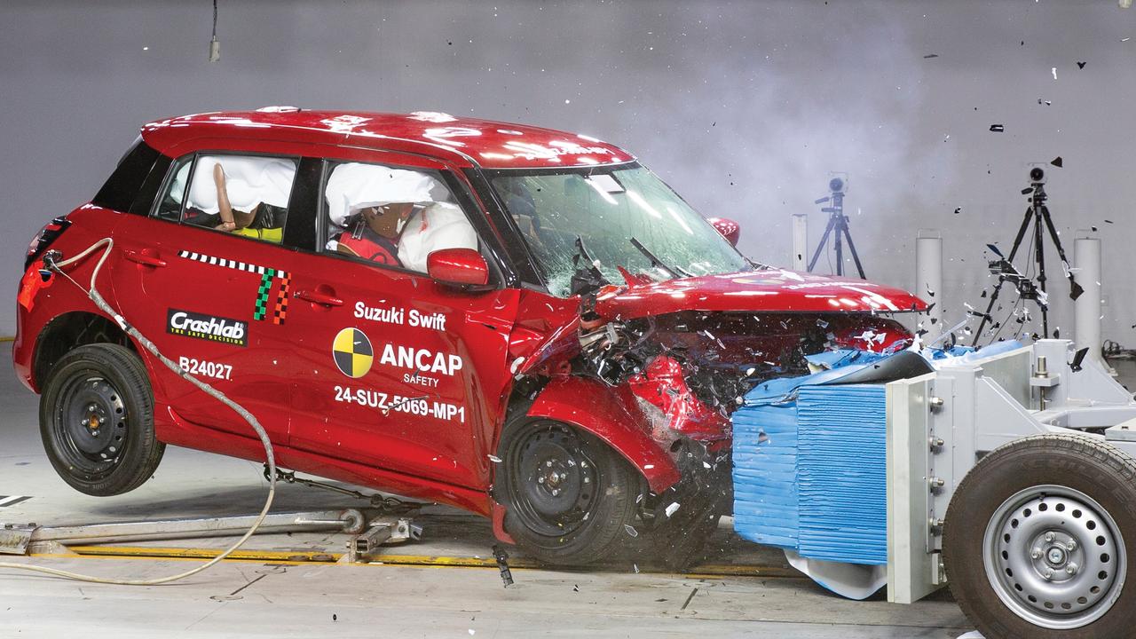 2024 Suzuki Swift ANCAP crash test. Picture: Supplied