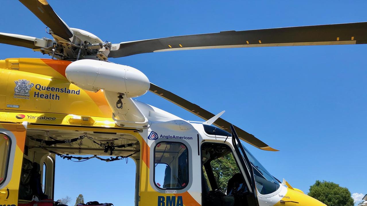 RACQ Capricorn Rescue at the scene of the Dingo incident.