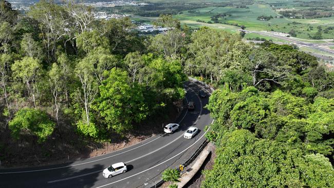 A long awaited state government report into the future of the road has found that no major upgrades or alternatives to the Kuranda Range Road will be needed until 2051. Picture: Brendan Radke