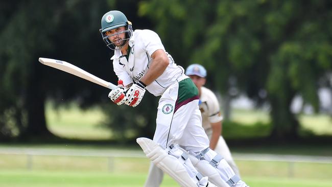 Souths Batsman Emmanuel Peterson Norths Vs Souths Saturday December 3, 2022. Picture, John Gass