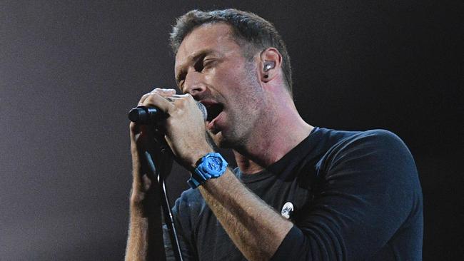 Coldplay frontman Chris Martin. Picture: AFP Photo/Justin Tallis