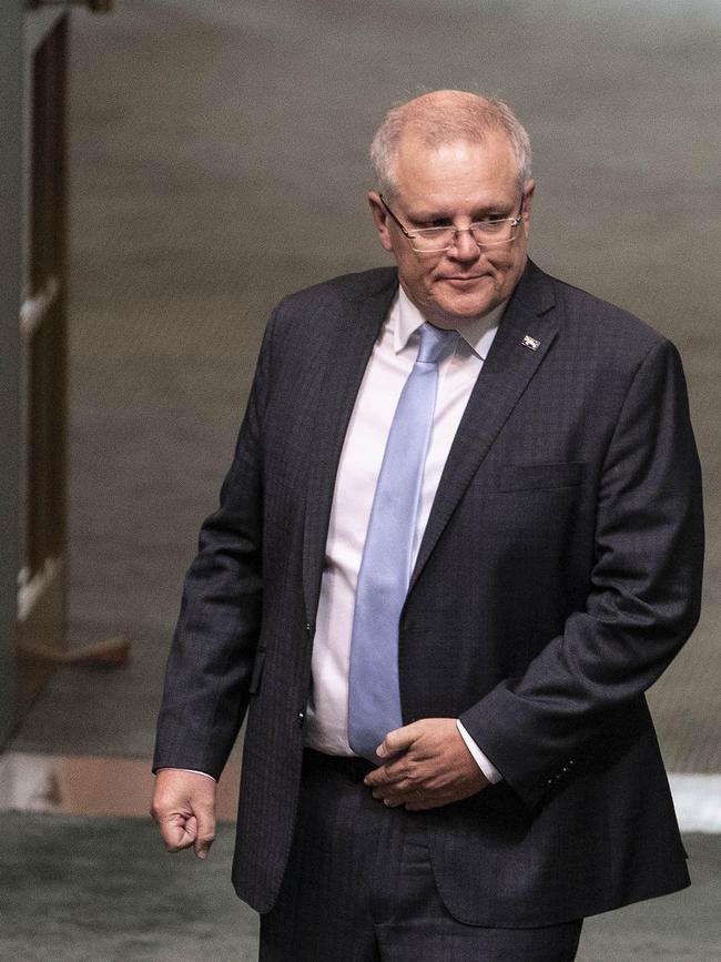 Scott Morrison during Question Time last week. Picture Gary Ramage