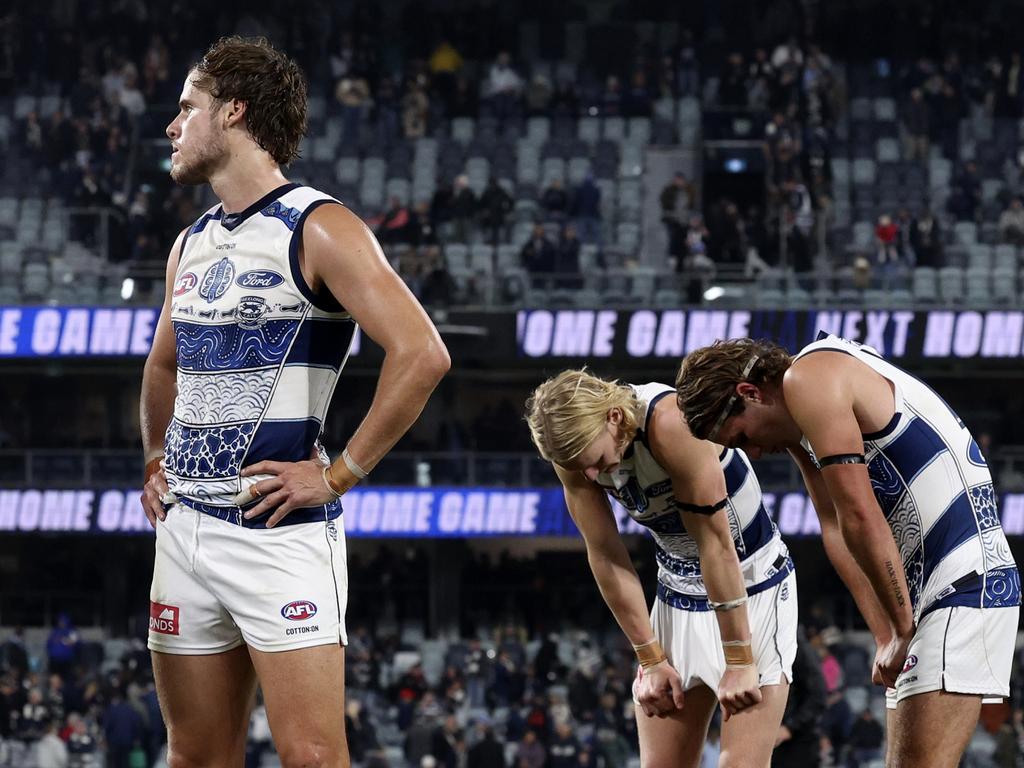 Geelong is in a slump. Picture: Martin Keep/AFL Photos/Getty Images.