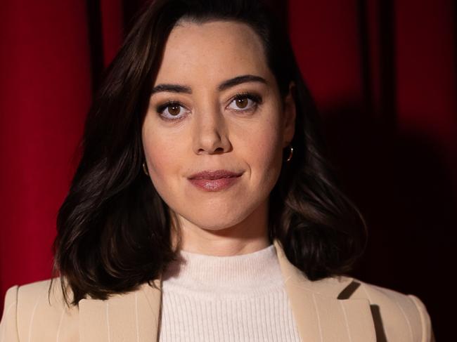 LONDON, ENGLAND - OCTOBER 10: Filmmaker Aubrey Plaza poses for a photograph ahead of appearing onstage during Screen Talk at the 66th BFI London Film Festival at the Curzon Soho on October 10, 2022 in London, England. (Photo by Tim P. Whitby/Getty Images for BFI)