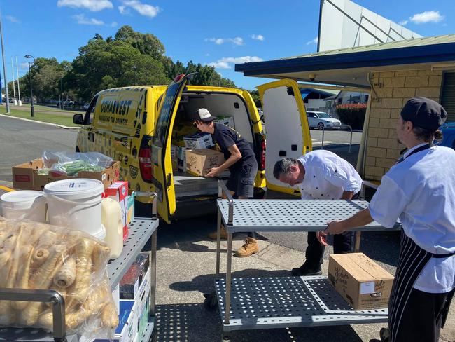 The Gold Coast Turf Club have donated food to OzHarvest. Picture: Supplied.