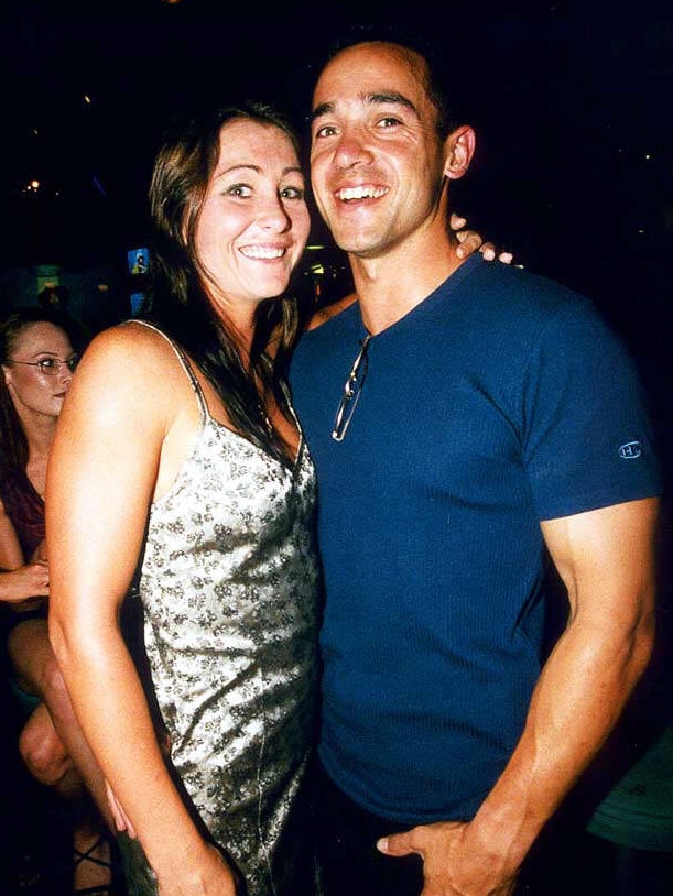 Karen Duncan and Nathan Andrews at Melbas in 2000.