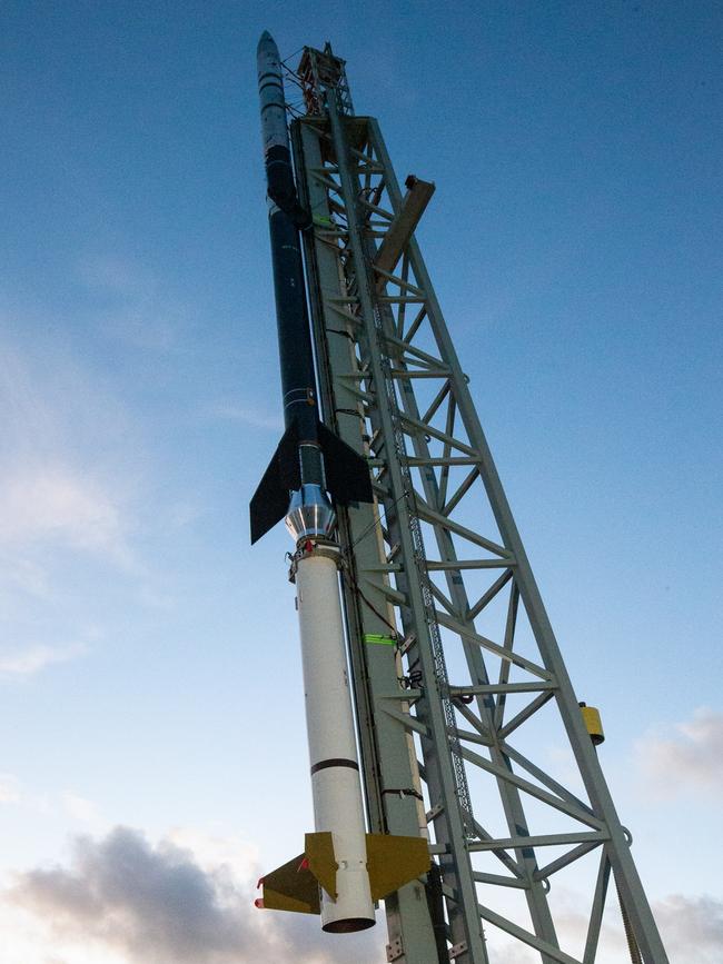 The NASA rocket launch at Arnhem Space Centre in Northern Territory on June 26. Picture: Supplied by Equatorial Launch Australia