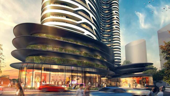 Cienna an 88 storey/40 storey two-tower development planned for Southport never eventuated.