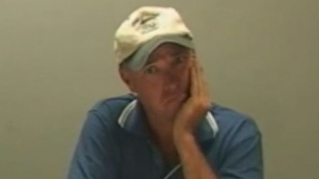 CCTV footage of accused killer James Church being interviewed by police. Picture: A Current Affair