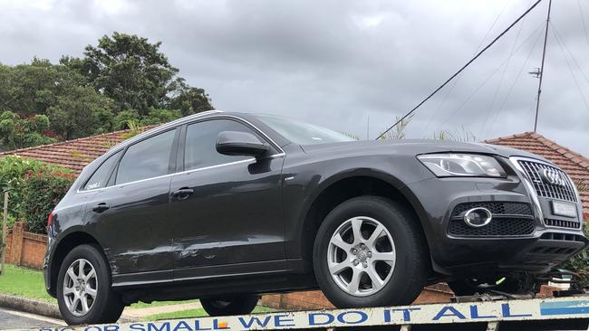 The allegedly stolen vehicle. Picture: Madeline Crittenden