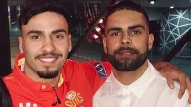Kobe Rankine, right, has been granted permission by a court to attend a football carnival despite “very serious” assault charges. Pictures: Facebook