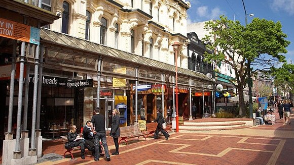 Cuba Street Mall in Wellington, NZ. Picture; Alamy.