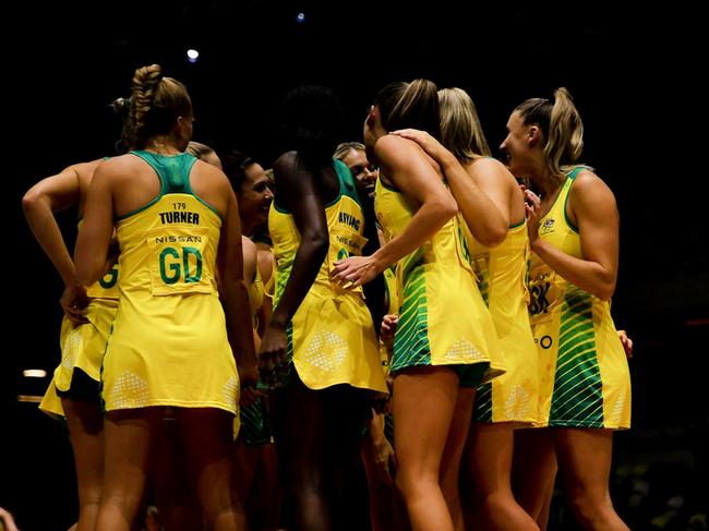 Diamonds netball team photos. The other pics are of Diamonds coach Stacey Marinkovich. Credit: Ben Linley.