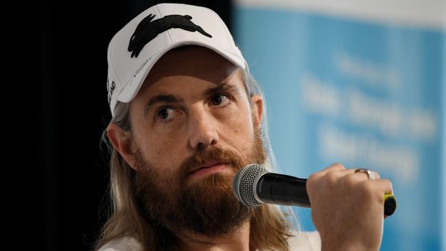 Mike Cannon-Brookes says ‘there’s a huge movement towards climate and going green in Australia’. Picture: AAP